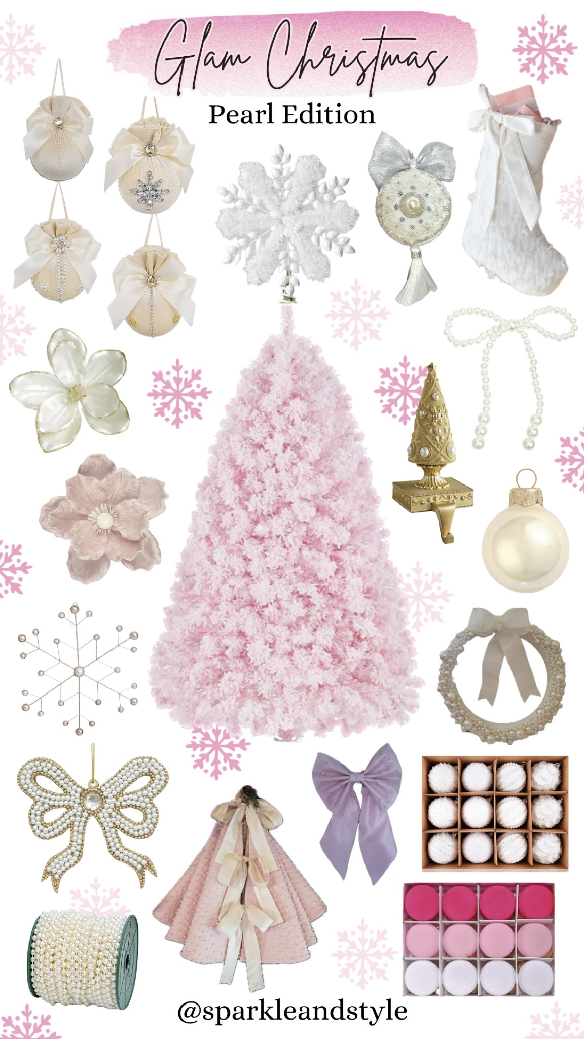 Glam Christmas: Pearl 🤍💕

Christmas decor, Christmas tree, Christmas ornaments, Christmas ribbon, Christmas tree skirt, christmas stocking, Christmas wreath, Christmas tree topper, Christmas stocking holder, pastel pink, gold, and white Christmas decor, pink Christmas tree, pink and white ornaments, pearl ornaments, pearl garland, velvet ornaments, pearl pink Christmas tree skirts, gold pearl tree stockings holder, pearl bow ornaments, pastel Christmas ornaments, pink velvet ornaments, white christmas stocking, pink and gold ornaments, pearl Christmas tree topper, pearl Christmas tree, pearl Christmas wreath, white poinsettia, white Christmas stocking, snowflake ornament, pink pearl ornaments, home interior, home decor, home accessories, home decoration, glam Christmas decor, girly girl Christmas, Luxe Christmas, elegant Christmas, classy Christmas, Christmas tree decorations, Christmas decorations

#LTKSeasonal #LTKHome #LTKHoliday