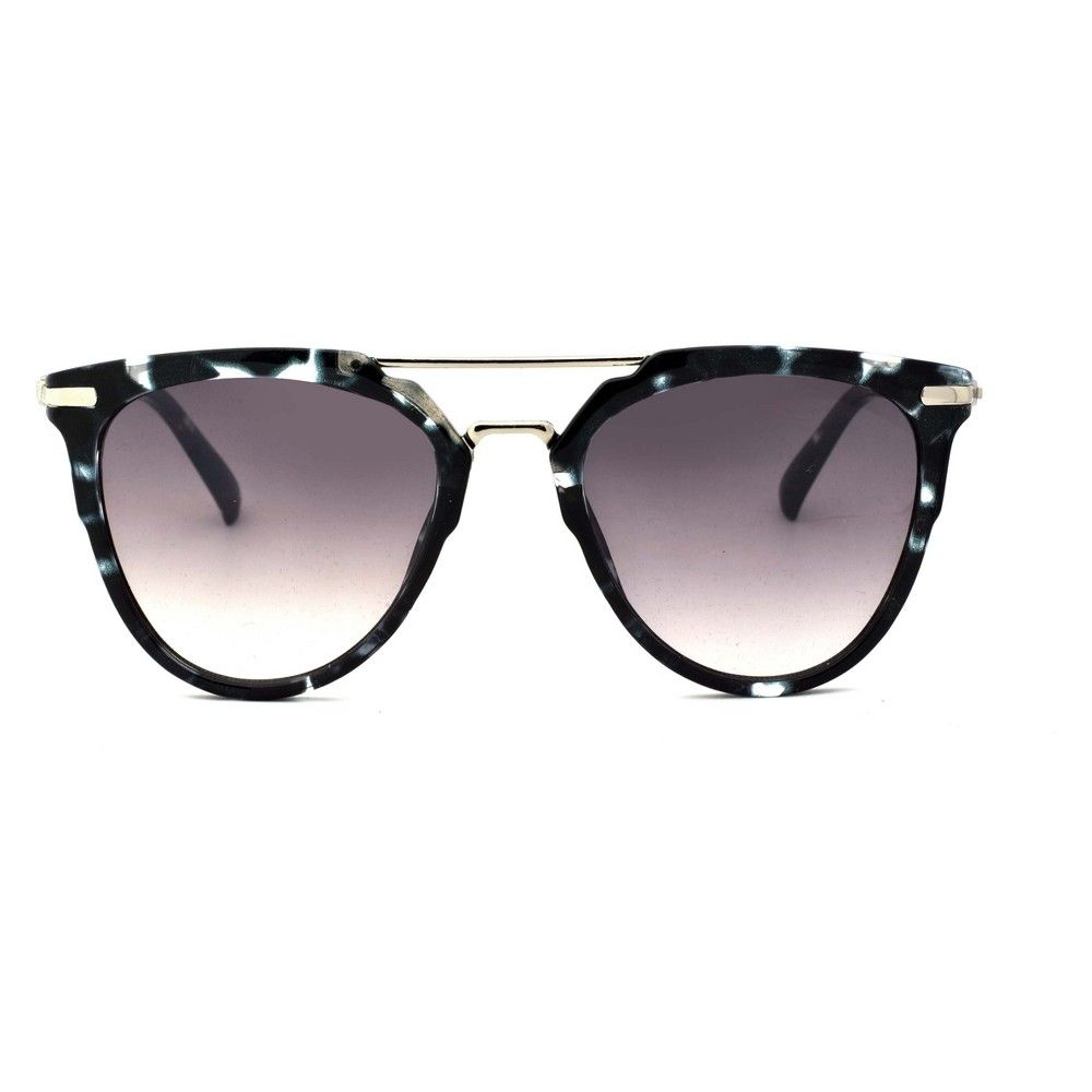Women's Cateye Tort Sunglasses - A New Day Black, Adult Unisex, Size: Small | Target