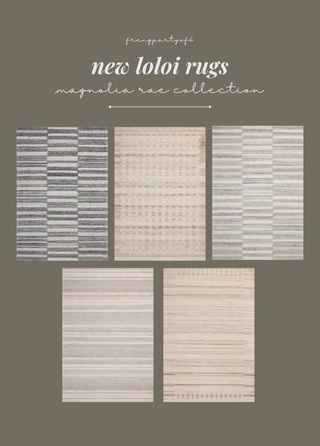 New Magnolia by Joanna Gaines x Loloi rugs! Loving these modern and timeless neutral rugs!

#LTKstyletip #LTKhome