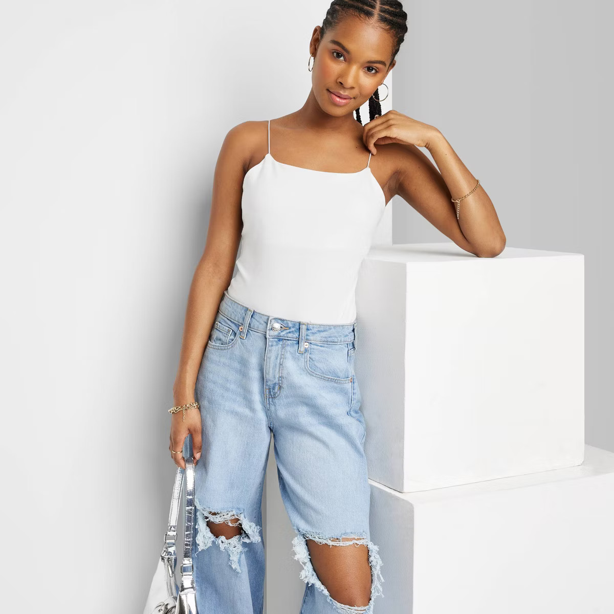 Women's Spaghetti Strap Bodysuit - Wild Fable™ | Target