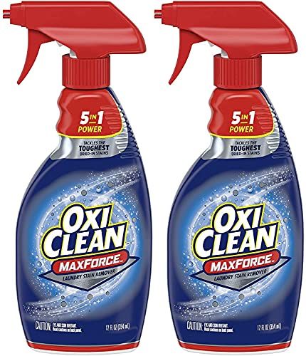 Amazon.com: OxiClean Max Force 5 in 1 Power Laundry Stain Remover Spray, 12 oz - 2 PK : Health & ... | Amazon (US)