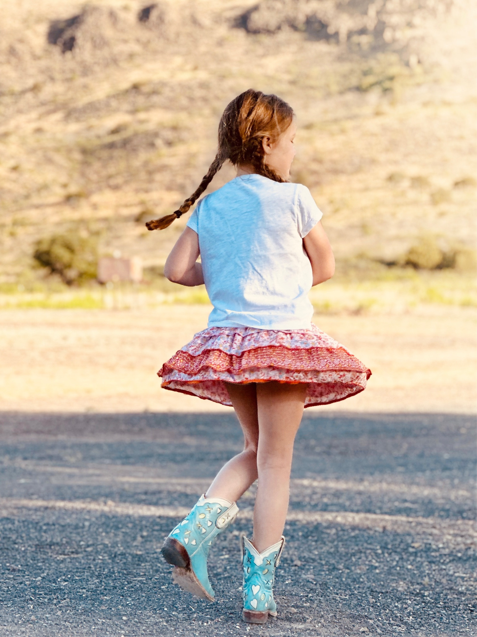 If I could get Birdie in this outfit every single day, I would. These boots are just so adorable and this is our third pair for her. We buy them and then just pass them down to her younger sister. I got this skirt and st barths and it’s adorable and I found some similar ones at a great price point for you. These little shirts that she’s wearing I have monogrammed with her initials and she has five of them and we just wear and wash them constantly until they’re worn out and then we replace them, several of the colors are on sale right now.

By the way, Birdie made a playlist tonight and it’s pretty cute - all of her favorite songs. It’s super upbeat - link incase you want to check it out on apple: https://music.apple.com/us/playlist/birdies-summer-2023-playlist/pl.u-XkD0vBLt2ybA80

#LTKkids #LTKFind #LTKU