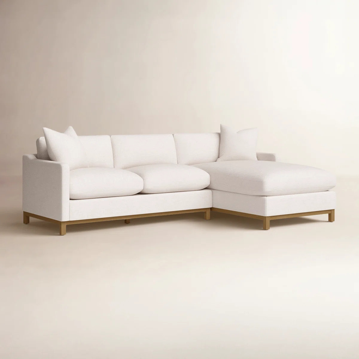 Joss & Main Cami Solid Wood Sofa and Chaise & Reviews | Birch Lane | Birch Lane