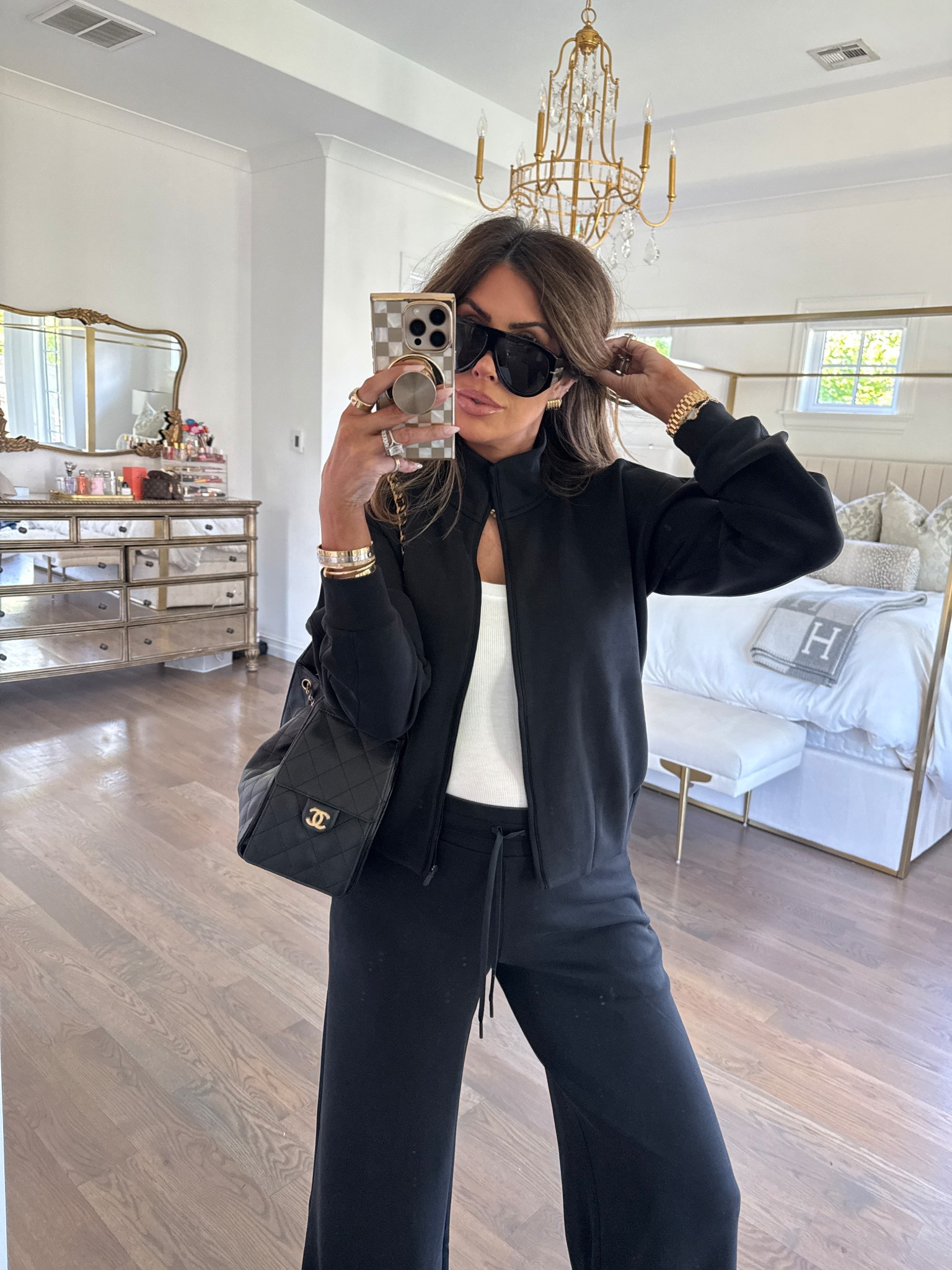 Small in pant and jacket! 

#LTKdayinmylife #LTKmomlife #LTKootd