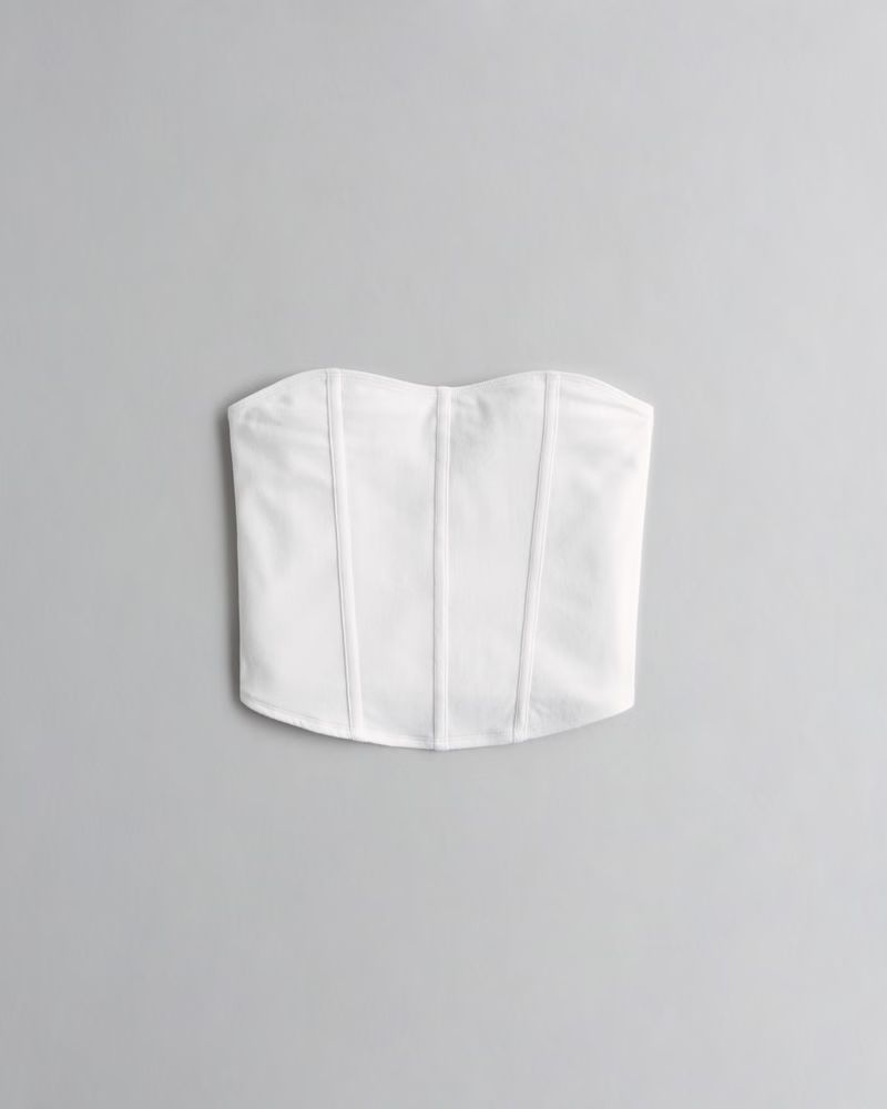 Women's Seamed Corset Tube Top | Women's Tops | HollisterCo.com | Hollister (US)