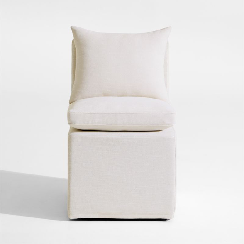 Seascape Upholstered Outdoor Dining Chair + Reviews | Crate & Barrel | Crate & Barrel