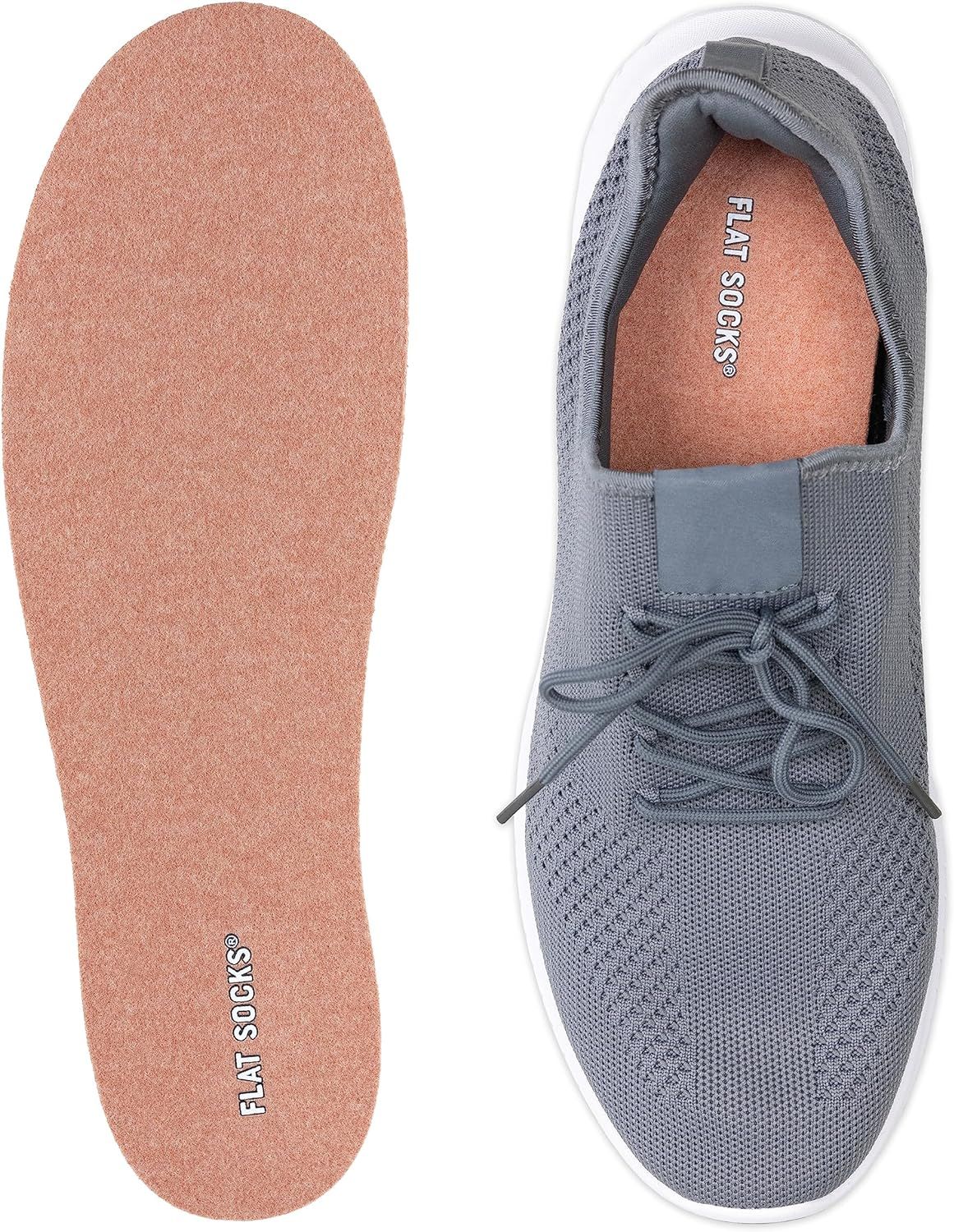 FLAT SOCKS Womens No Show Socks, Sockless Shoe Liner, No Slipping, No Stinking, Washable Barefoot... | Amazon (US)