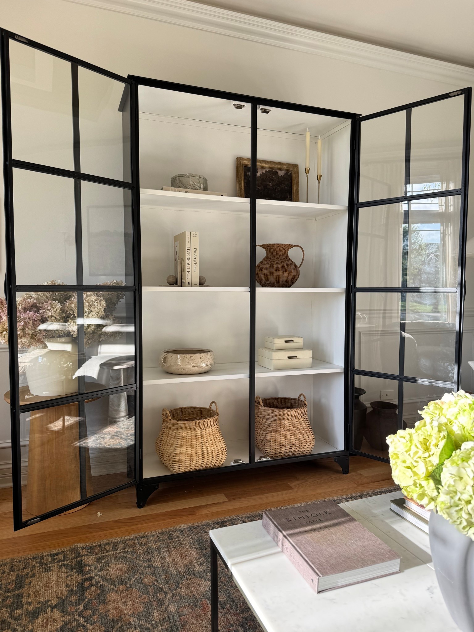 Cabinet styling inspo! Refreshed my cabinet with some new pieces and I love how it looks! 

#mcgeeandco #cabinet #homedecor #interior #home #springhome #targetstyle #target home, decor, cabinet, target, target style, 

#LTKHome #LTKStyleTip #LTKSaleAlert