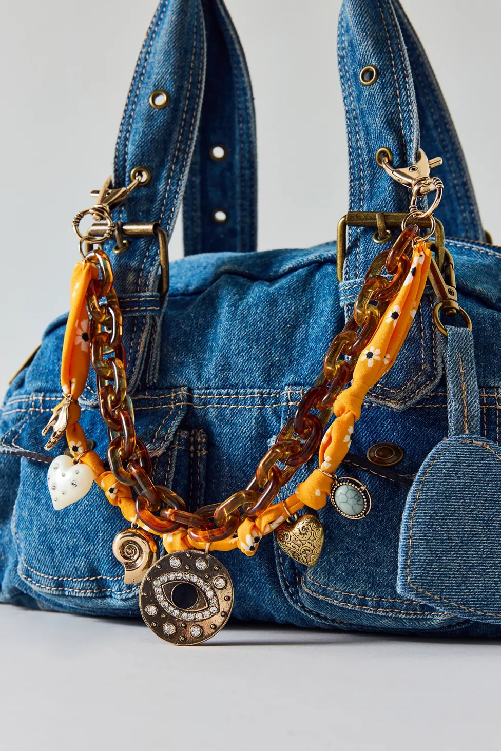 Charmed Bandana Bag Chain | Urban Outfitters (US and RoW)