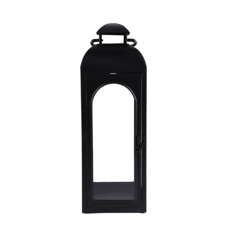Better Homes & Gardens Candle Holder Lantern, Black, Medium | Walmart (US)