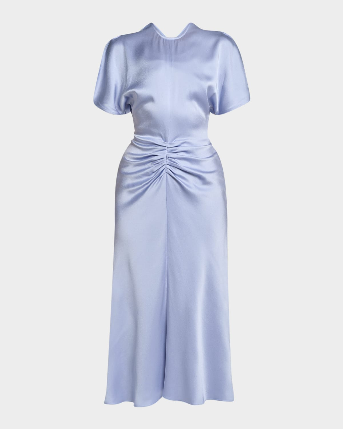 Gathered Waist Midi Dress | Neiman Marcus