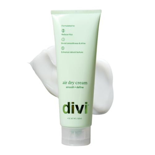 divi Air Dry Styling Cream for Curly, Wavy & Frizzy Hair, Smooths, De-Frizzes, & Defines Strands for Up to 24 Hours, Adds Major Softness, Shine & Natural Style, 4 Oz | Amazon (US)