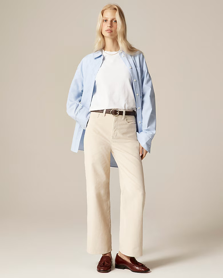 Slim-wide pant in corduroy | J. Crew US