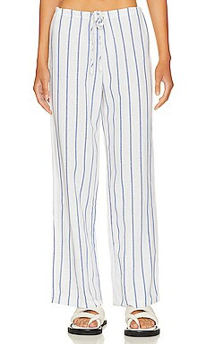 SNDYS Isla Pant in Blue Stripe from Revolve.com | Revolve Clothing (Global)