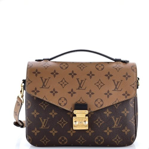 Louis Vuitton, Pre-Loved Pochette Metis Reverse Monogram Canvas, Brown | Amazon (US)