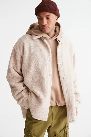 Standard Cloth Clay Modern Super-Soft Shirt Jacket | Urban Outfitters (US and RoW)