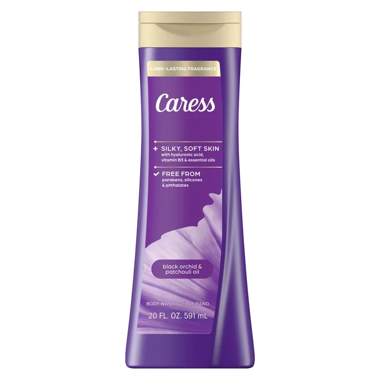 Caress Black Orchid & Patchouli Oil Body Wash, Moisturizing Body Wash with Hyaluronic Acid & Vita... | Walmart (US)