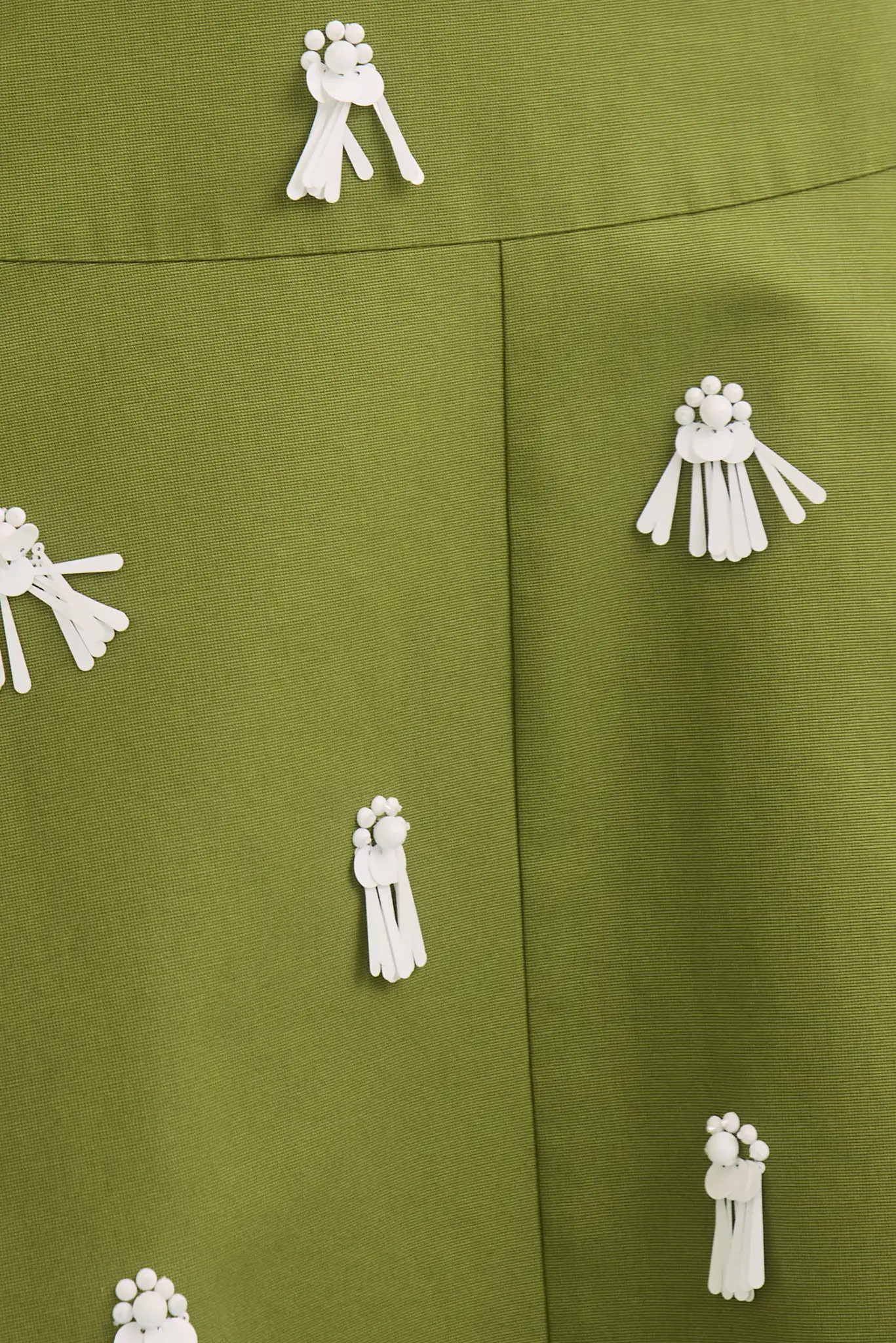 Ida Skirt | Green Embellished Skirt | Hunter Bell | Hunter Bell