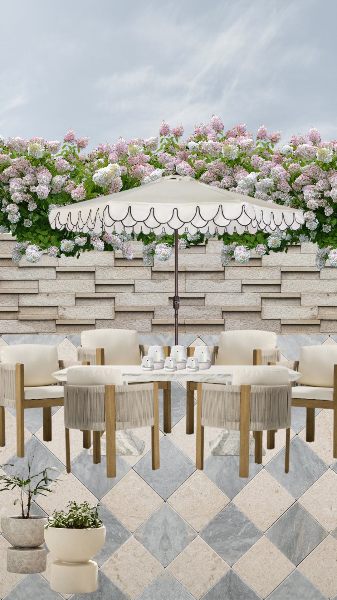 Outdoor dining 

#LTKHome #LTKSeasonal #LTKSummerEdit