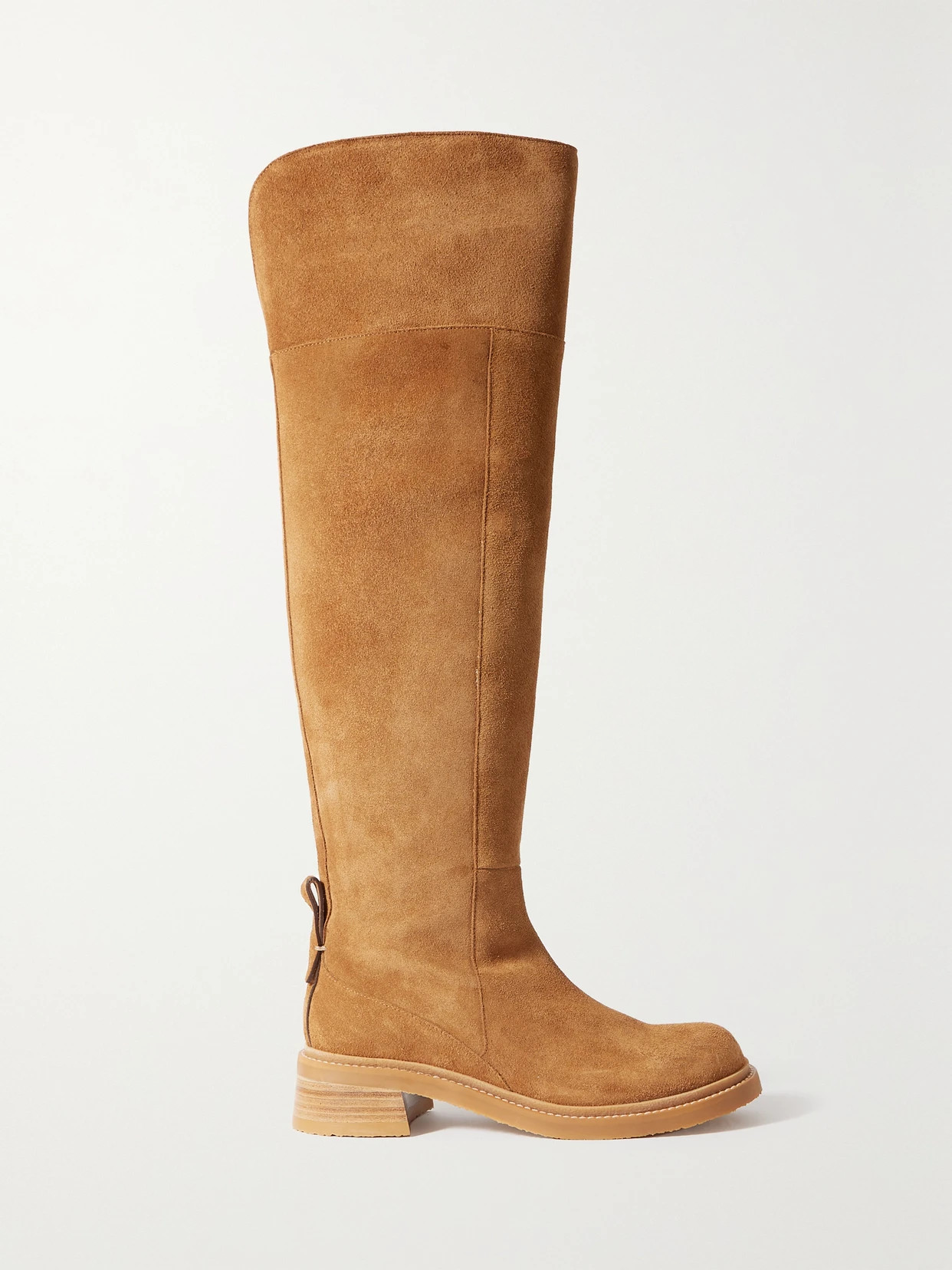 See By Chloé - Bonni Suede Over-the-knee Boots - Brown | NET-A-PORTER (US)