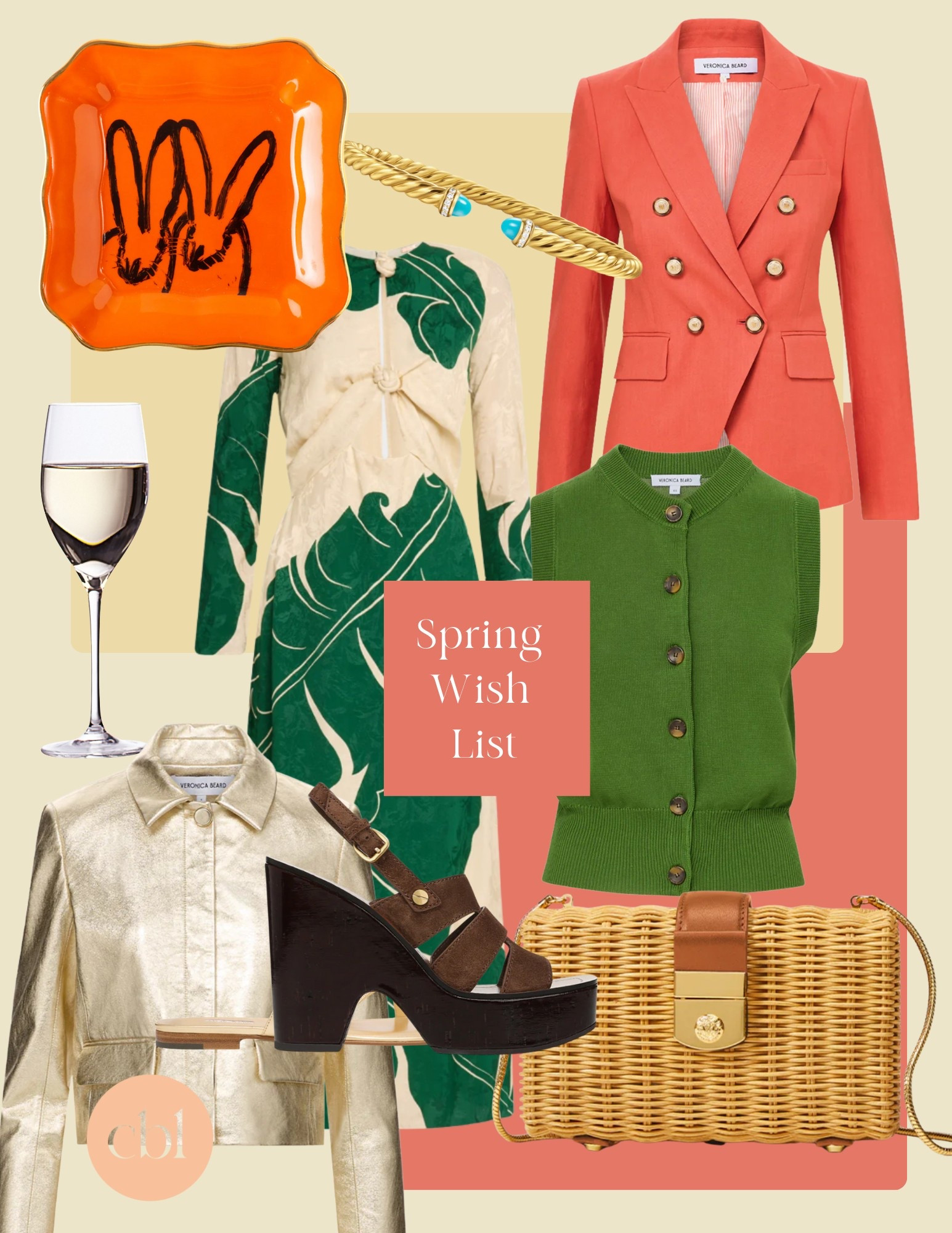 A few things on my spring wishlist!
Hunt Slonem plate, Johanna Ortiz dress, David Yurman bracelet, Veronica Beard blazer, Veronica Beard sweater, rattan handbag, brown suede platforms, gold metallic sandals and jacket


#LTKHome #LTKShoeCrush #LTKSeasonal
