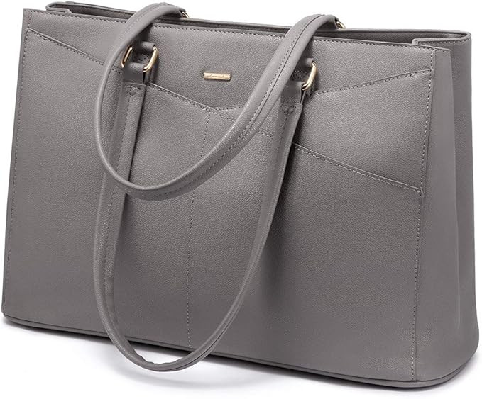 LOVEVOOK Laptop Tote Bag for Women 15.6 Inch Waterproof Leather Computer Bags Women Business Offi... | Amazon (US)