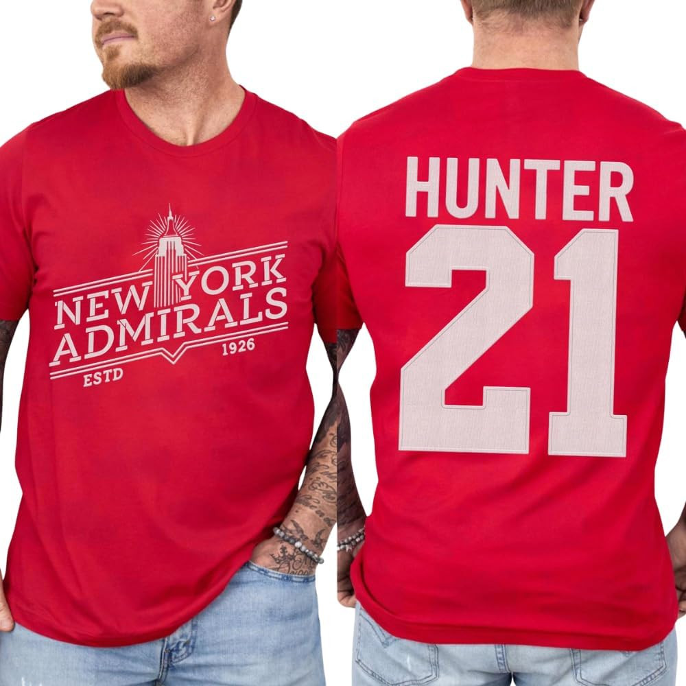 Scott Hunter 21 New York Admirals Shirt, Hudson Williams Connor Storrie T-Shirt, Ilya Rozanov Sha... | Amazon (US)