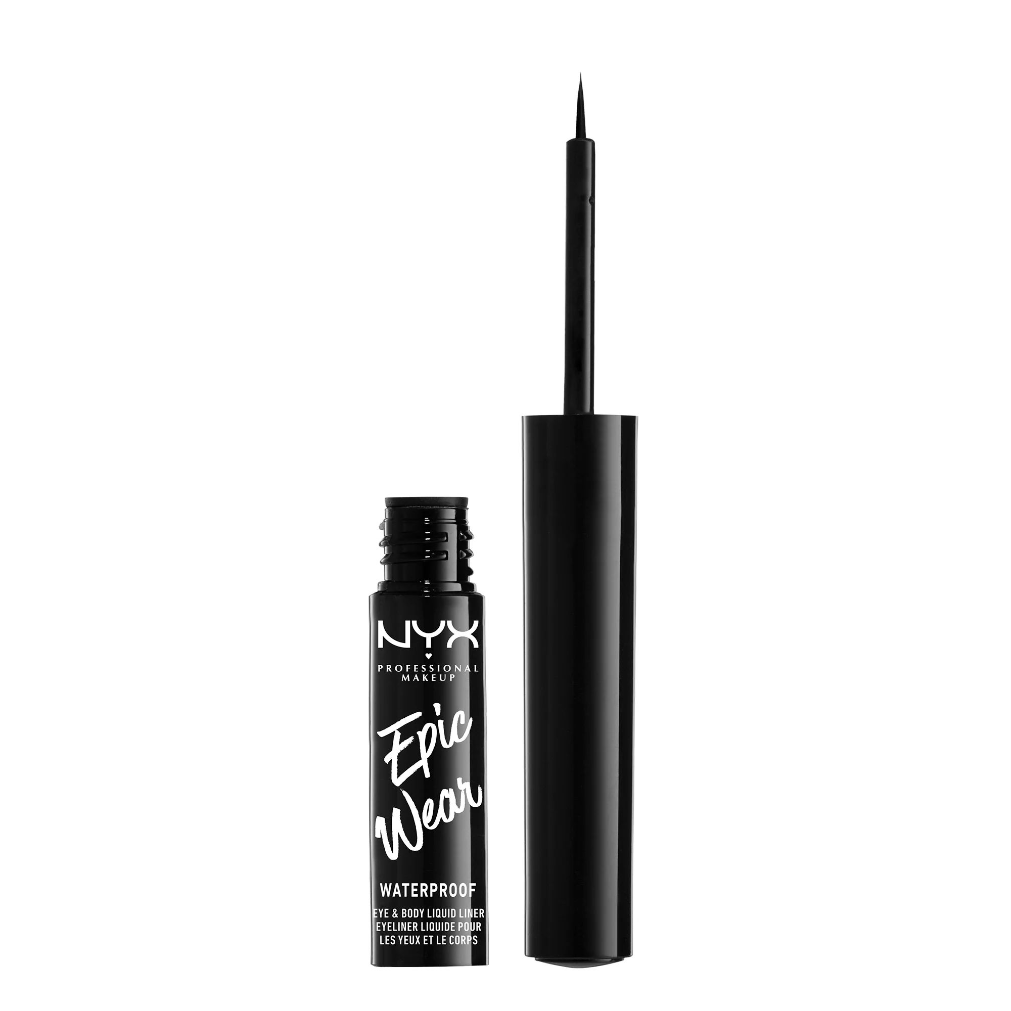 NYX Professional Makeup Epic Wear Liquid Liner, Long-Lasting Waterproof Liquid Eyeliner, Black | Walmart (US)