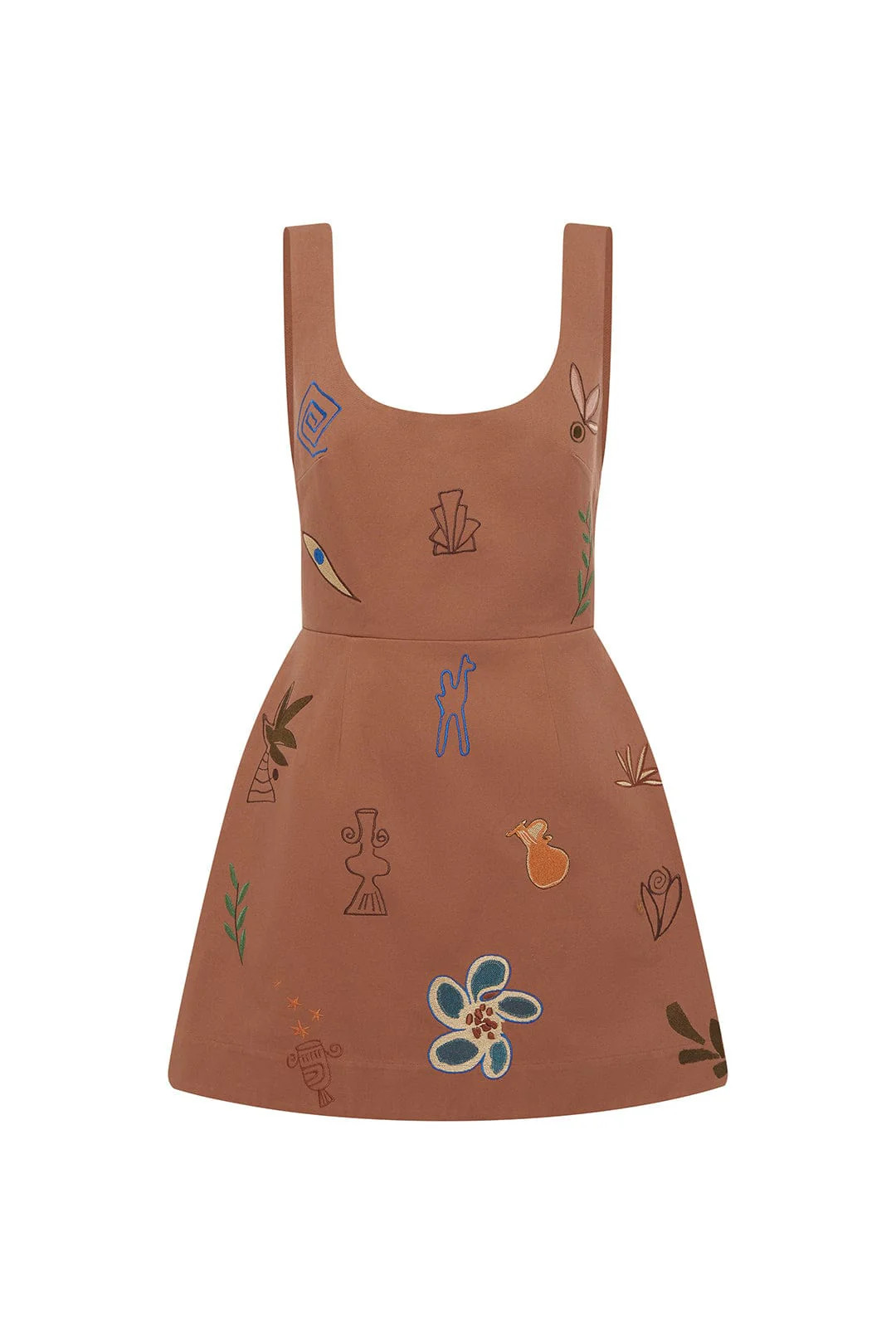 DUSTY EMBROIDERED MINI DRESS | Alemais (AU, US, UK)