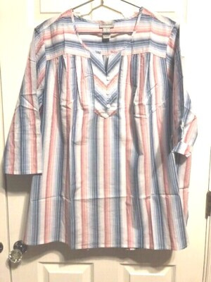 NWT CATHERINES Blouse Tunic Top Plus size 2X | eBay | eBay US