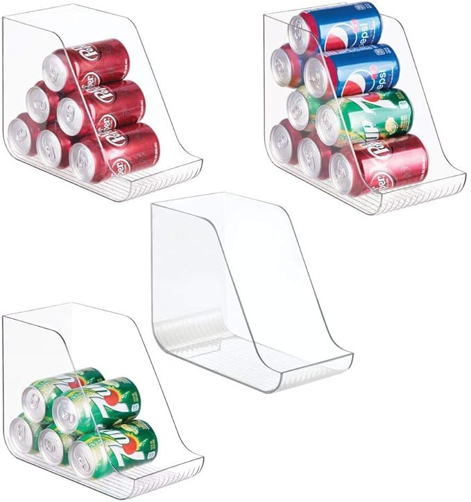 mDesign Large Standing Kitchen Can Dispenser Storage Organizer Bin for Canned Food, Soup, Dog Foo... | Amazon (US)