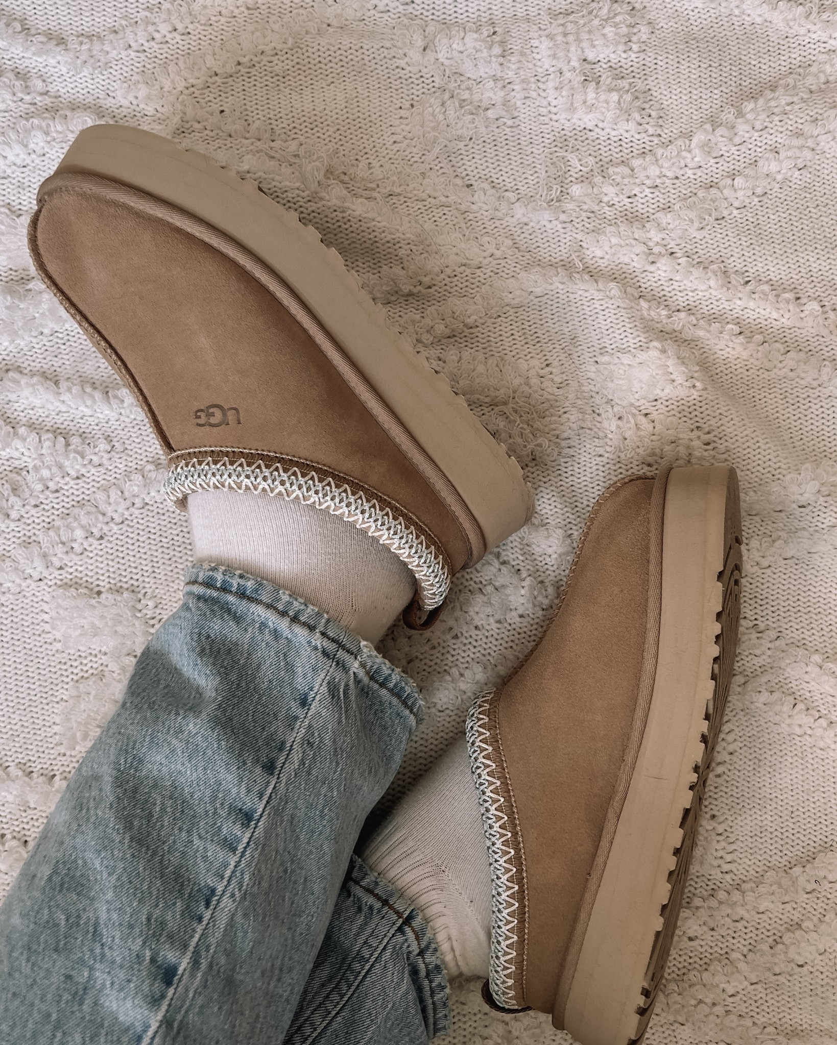 Ugg tazz platforms - I wear these all the time! They’re so comfy and go with everything! I’m usually a 9.5-10 and wear a 10. This is the Sand color!

#LTKshoes #LTKstyletip #LTKwinter