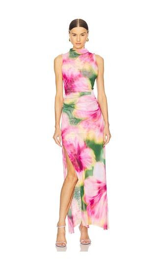 Athena Dress in Blurred Hibiscus | Revolve Clothing (Global)