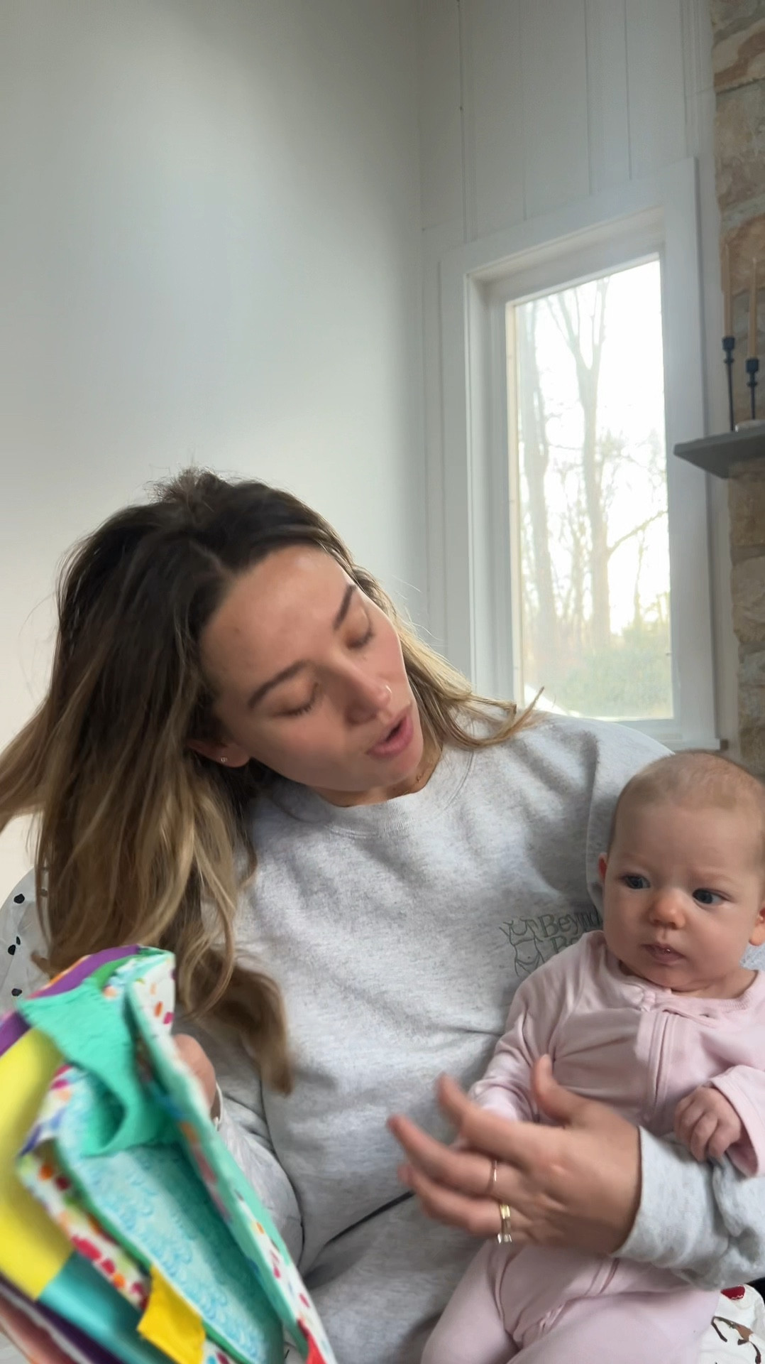 New mom must have 

Newborn play, newborn playtime, Lovevery play gym, 3 month old playtime