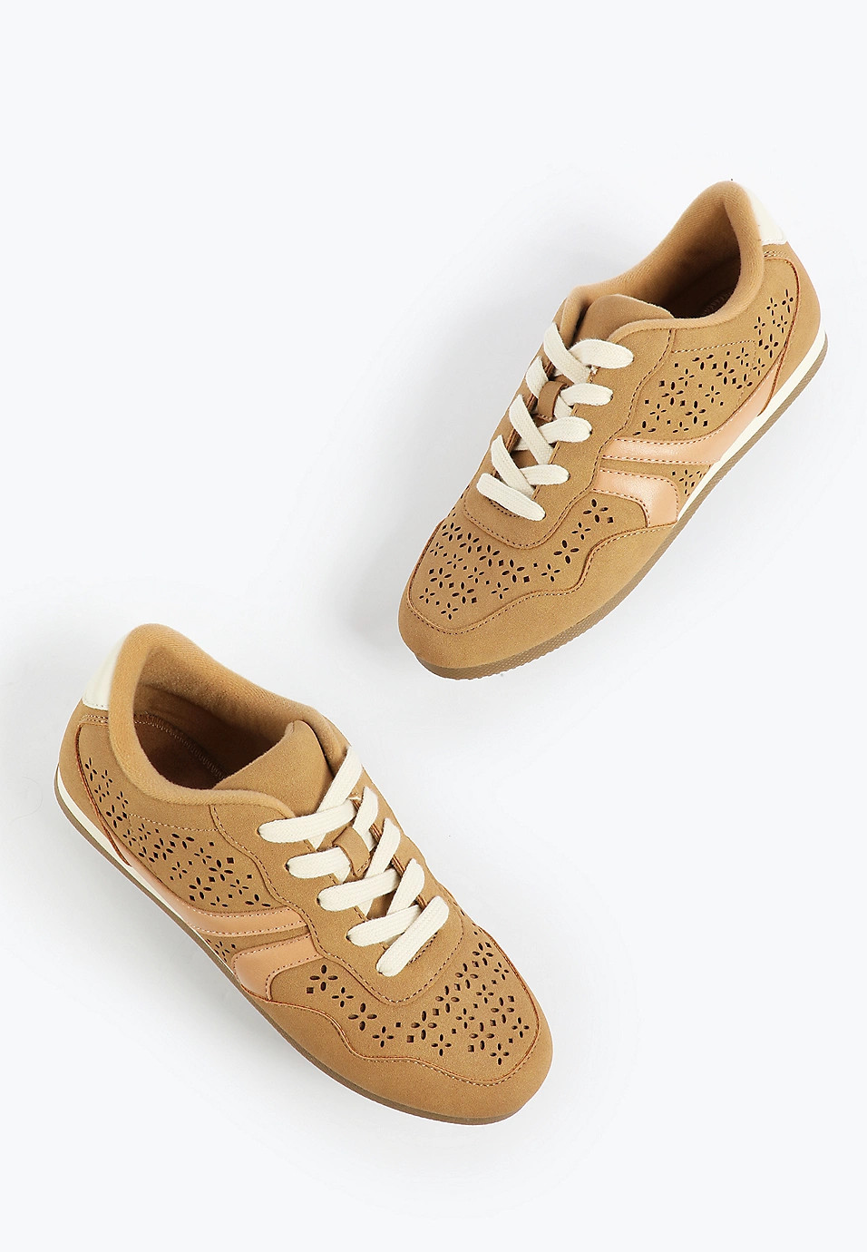 SuperCush Laser Cut Lace Up Sneaker | Maurices