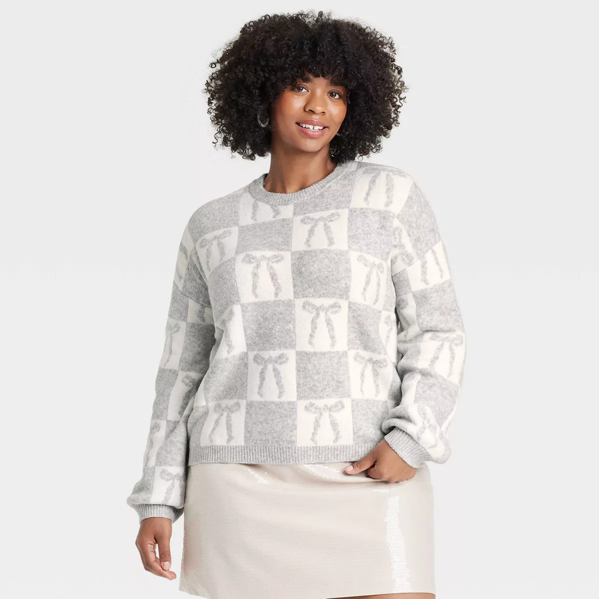 Women's Holiday Crewneck Pullover Sweater - A New Day™ | Target