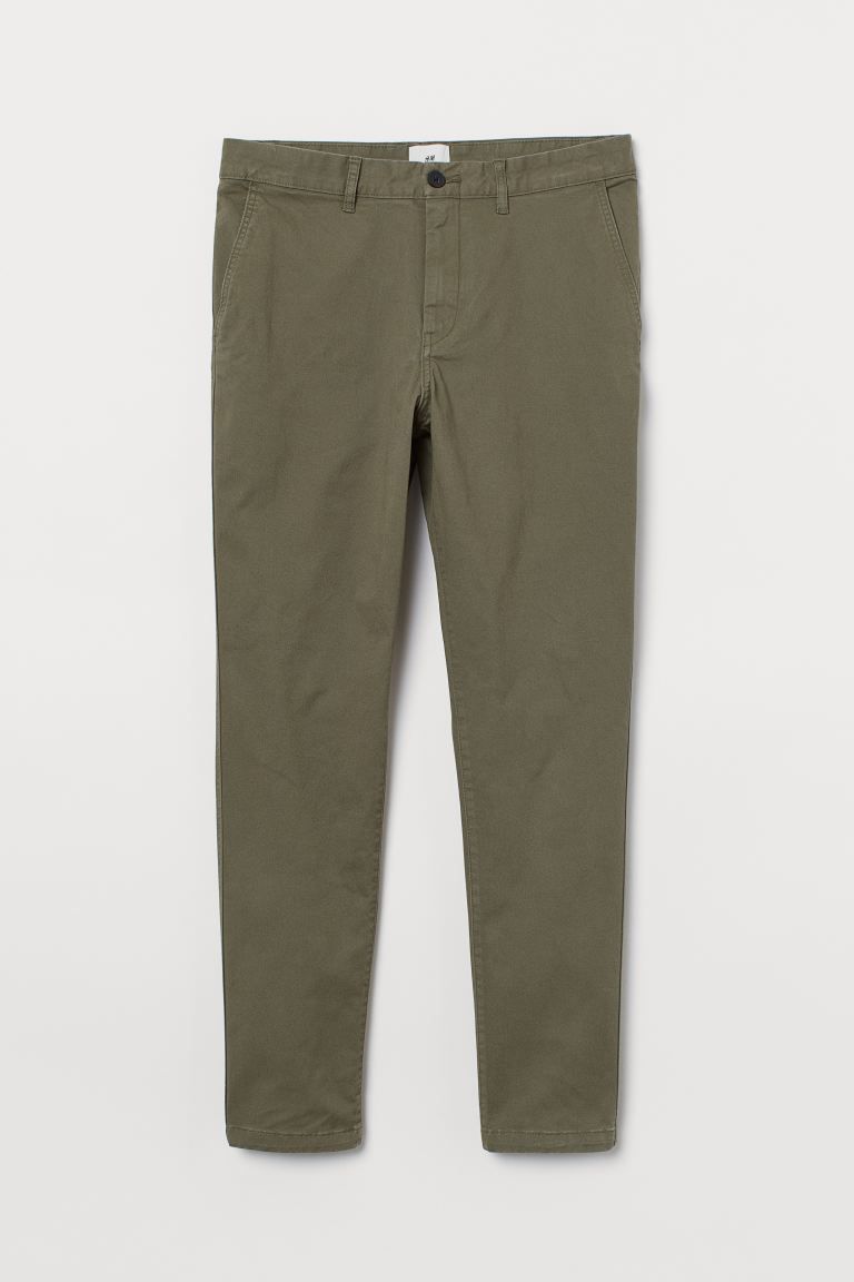 Skinny Fit Cotton Chinos | H&M (US + CA)