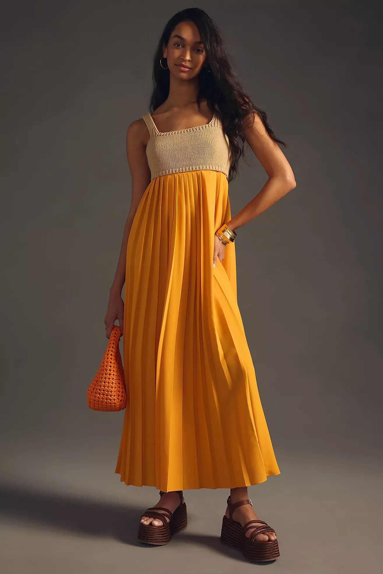 Mare Mare Pleated Maxi Dress | Anthropologie (US)