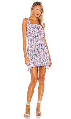 FAITHFULL THE BRAND Mid Summer Mini Dress in Nefeli Floral from Revolve.com | Revolve Clothing (Global)