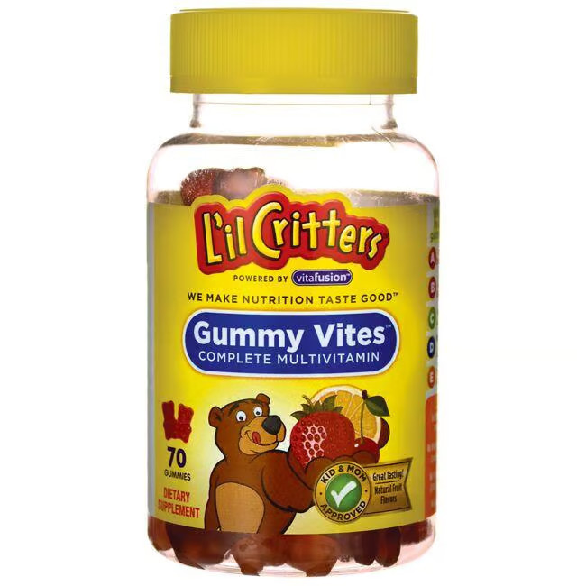 L'il Critters Gummy Vites Complete Multivitamin | 70 Gummies | Children's Multivitamins | Swanson