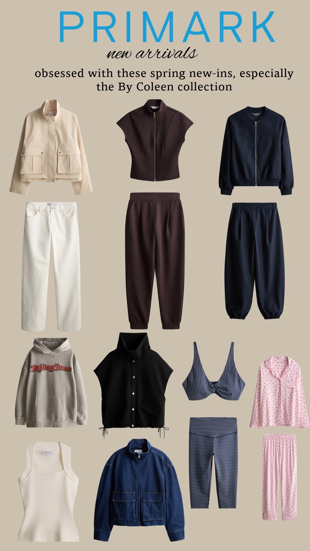 @Primark new arrivals ✨

trench coat, co ord, pyjamas, jeans, barrel trousers, gym wear, hoodie 

#LTKUK #LTKspring #LTKspringtrends