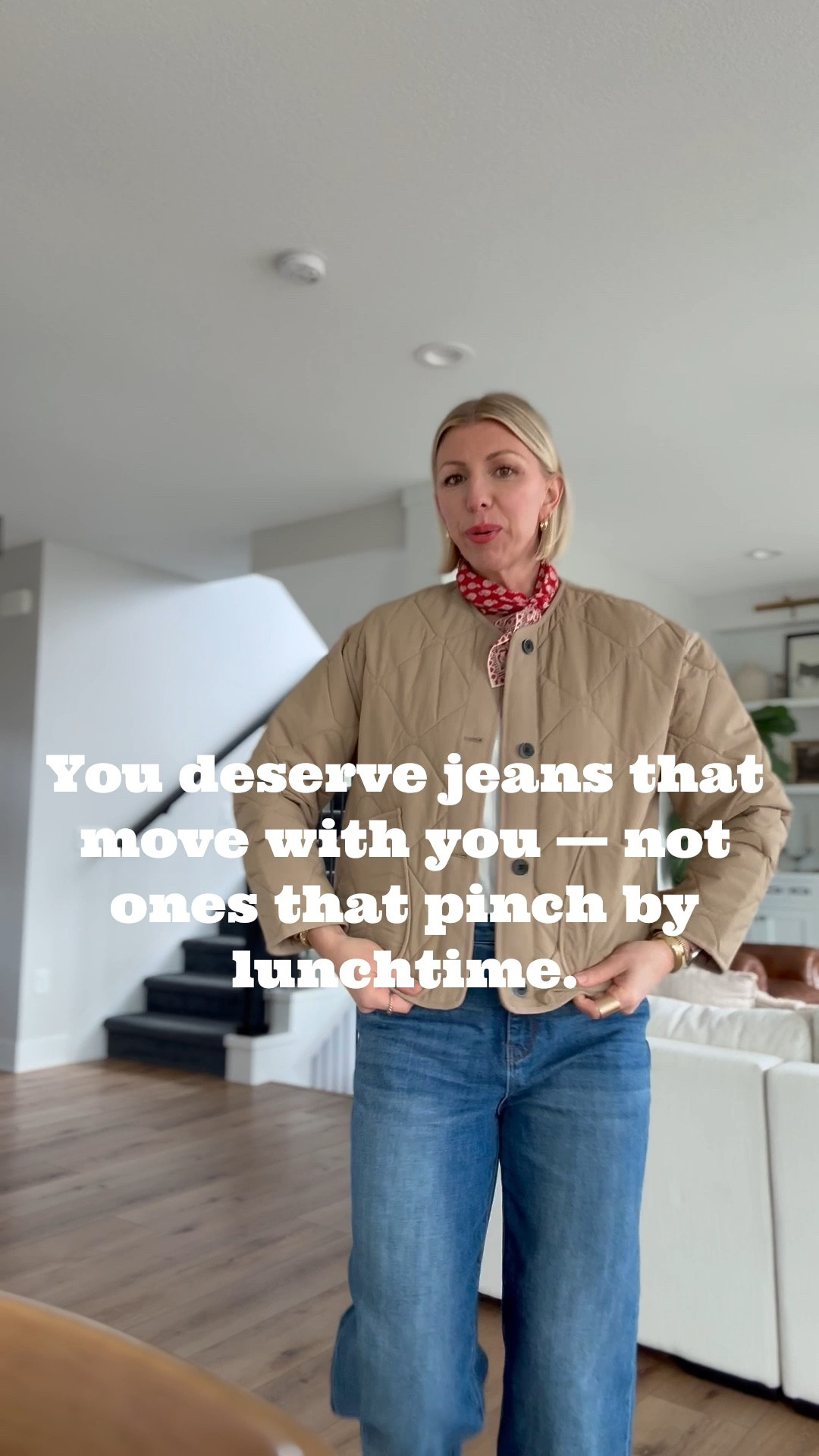 This cuffed wide-leg fit is chic, on trend, and feels like pajamas.

Wearing my tts 6 in these jeans 

#LTKOver40 #LTKSeasonal #LTKStyleTip