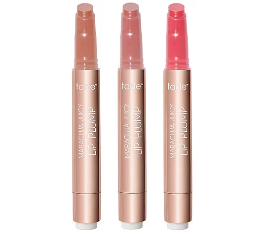 tarte Maracuja Juicy Lip Plump Best Seller Trio - QVC.com | QVC