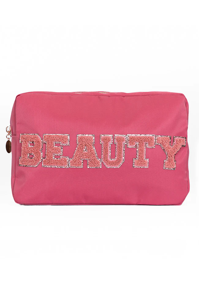Pink Lily Beauty Large Patch Bag DOORBUSTER | Pink Lily