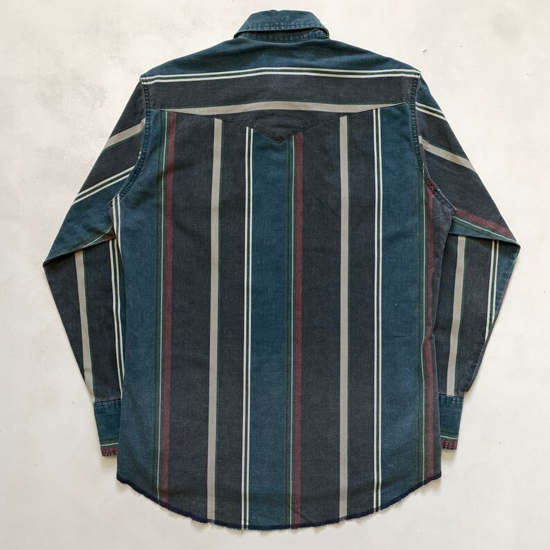 1990s Wrangler Brushpopper Western Shirt - Etsy | Etsy (US)