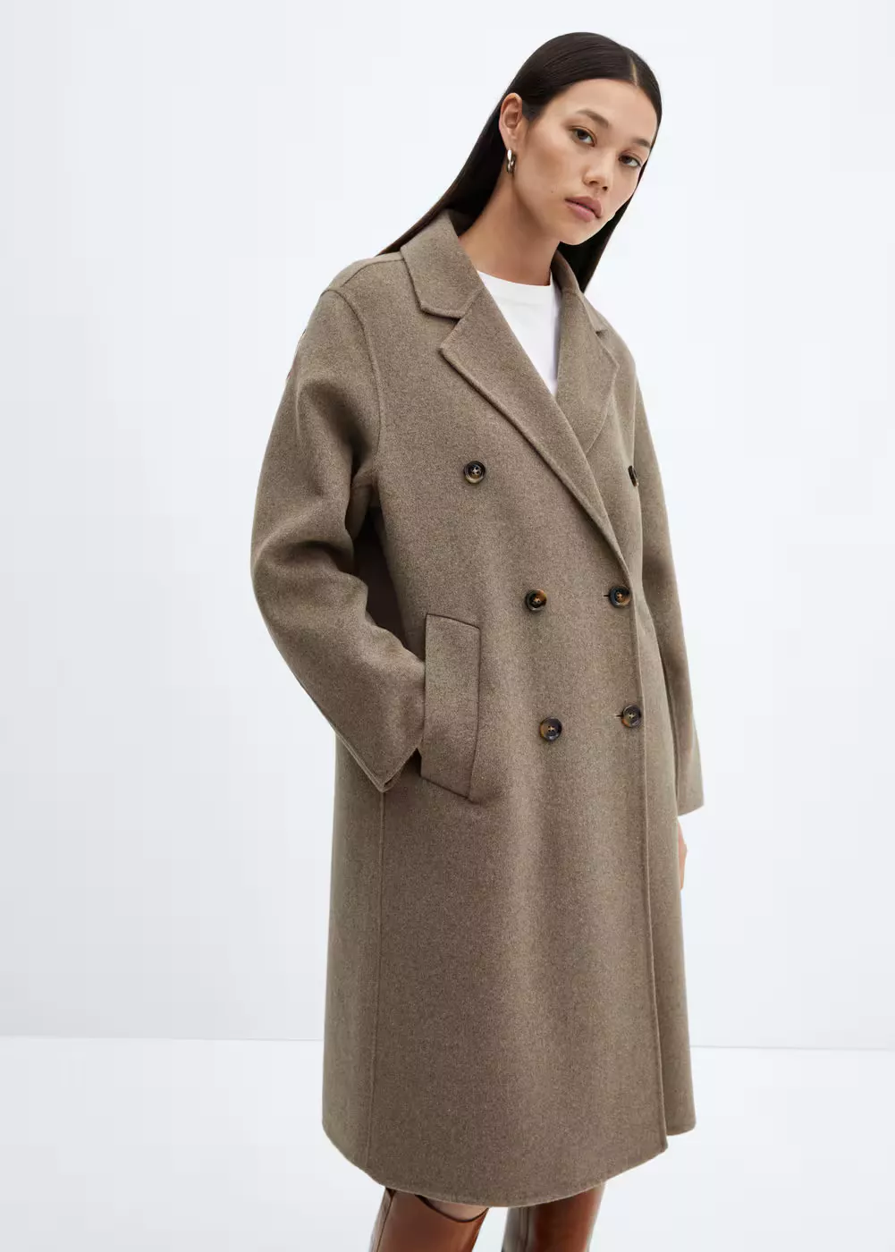 Wool coat with handmade belt curated on LTK