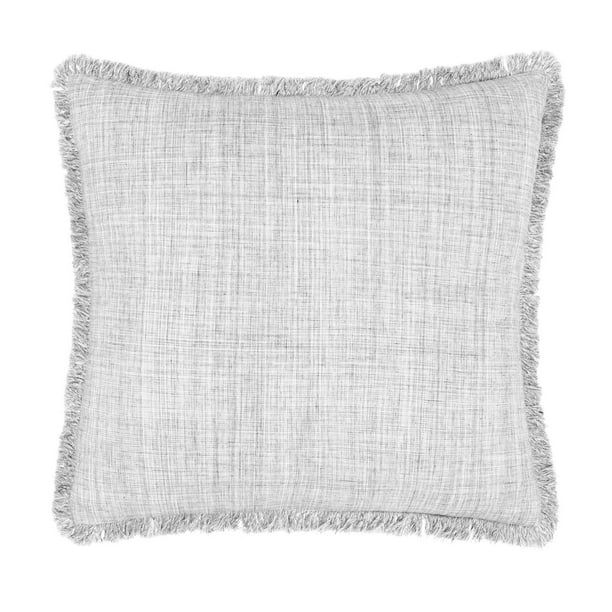 Gap Home Cross-Hatch Decorative Square Throw Pillow with Frayed Edge Light Grey 22" x 22" - Walma... | Walmart (US)