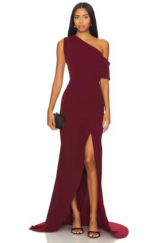 ELLIATT x REVOLVE Isadora Dress in Burgundy from Revolve.com | Revolve Clothing (Global)