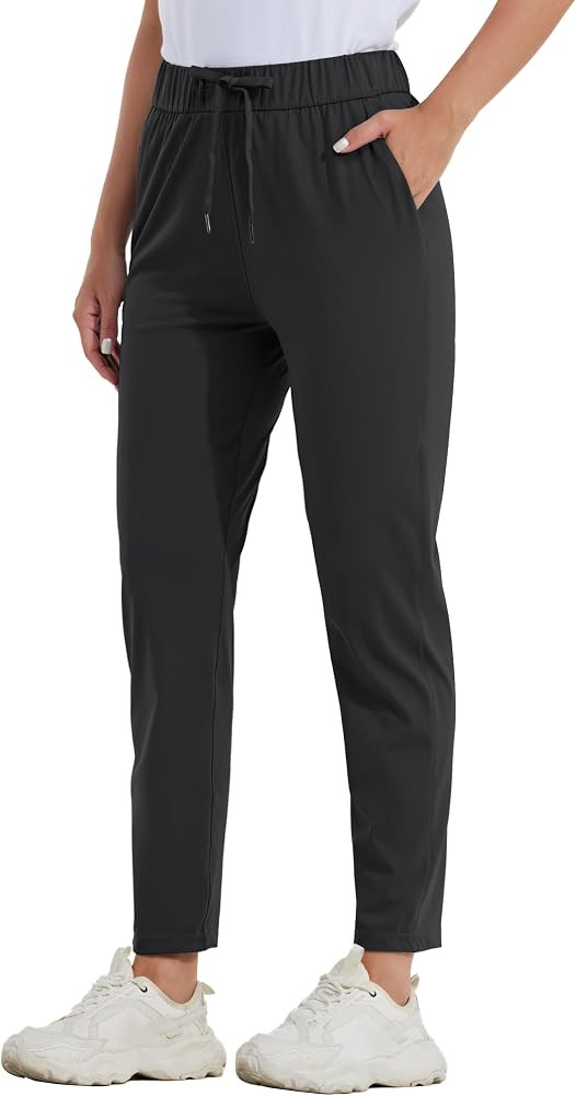 Willit Women's Golf Travel Pants Lounge Sweatpants 7/8 Athletic Pants Quick Dry On The Fly Pants | Amazon (CA)