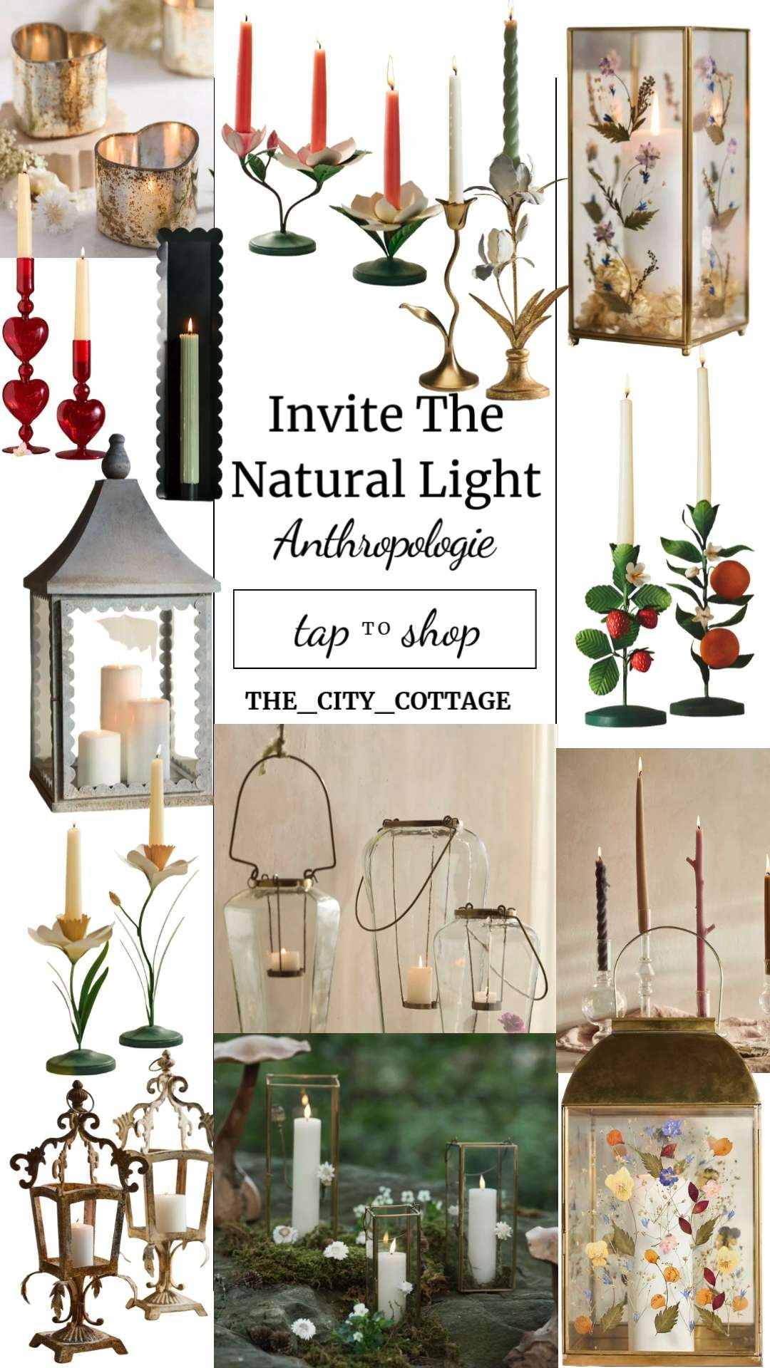 Invite the light ✨🤍

Soft glow, sculptural details, and romantic metals come together in this candlelight edit—perfect for setting the mood from golden hour to after dark. 

Layer lanterns, tapers, and glass accents to make everyday moments feel warm, intimate, and quietly luxe.

#invitethelight #candledecor #lanterninspo #ambientlighting #romantichome #softlighting #tablescapeinspo #homedetails #springhome #neutraldecor #europeanstyle #ltkhome #ltkinspo 

 #LTKValentine #LTKSeasonal #LTKHome